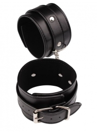 Черные оковы Classic Ankle Cuffs - Chisa - купить с доставкой в Новороссийске