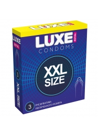 Презервативы увеличенного размера LUXE Royal XXL Size - 3 шт. - Luxe - купить с доставкой в Новороссийске