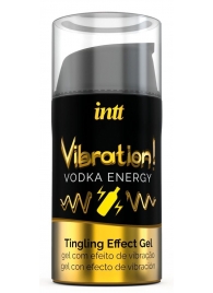 Жидкий интимный гель с эффектом вибрации Vibration! Vodka Energy - 15 мл. - INTT - купить с доставкой в Новороссийске