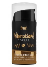 Жидкий интимный гель с эффектом вибрации Vibration! Coffee - 15 мл. - INTT - купить с доставкой в Новороссийске