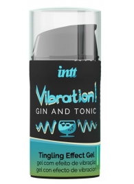 Жидкий интимный гель с эффектом вибрации Vibration! Gin   Tonic - 15 мл. - INTT - купить с доставкой в Новороссийске