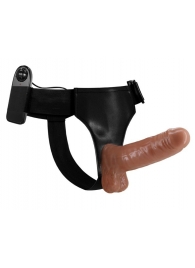 Страпон на трусиках с вибрацией Ultra Passionate Harness - 16 см. - Baile - купить с доставкой в Новороссийске