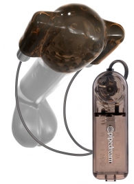 Дымчатый вибростимулятор головки пениса Dual Vibrating Head Teaser - Pipedream - в Новороссийске купить с доставкой