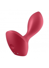 Красный вибромассажёр простаты Satisfyer Backdoor Lover - 14 см. - Satisfyer - в Новороссийске купить с доставкой