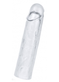 Прозрачная насадка-удлинитель Flawless Clear Penis Sleeve Add 1 - 15,5 см. - Lovetoy - в Новороссийске купить с доставкой