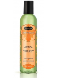 Массажное масло Naturals Tropical Mango с ароматом манго - 236 мл. - Kama Sutra - купить с доставкой в Новороссийске
