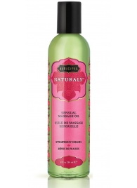 Массажное масло Naturals Strawberry Dreams с ароматом клубники - 236 мл. - Kama Sutra - купить с доставкой в Новороссийске