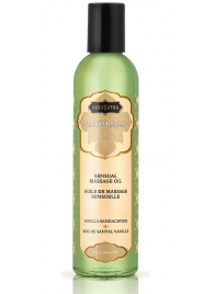 Массажное масло Naturals Vanilla Sandalwood с ароматом ванили и сандала - 236 мл. - Kama Sutra - купить с доставкой в Новороссийске