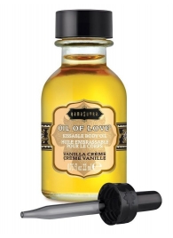 Масло для ласк с ароматом ванили Oil of Love Vanilla Creme - 22 мл. - Kama Sutra - купить с доставкой в Новороссийске