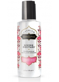 Гель-лубрикант на водной основе Divine Nectars Strawberry Dream с ароматом клубники - 150 мл. - Kama Sutra - купить с доставкой в Новороссийске