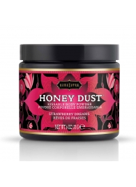 Пудра для тела Honey Dust Body Powder с ароматом клубники - 170 гр. - Kama Sutra - купить с доставкой в Новороссийске