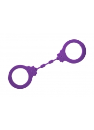Фиолетовые силиконовые поножи Limitation - Lola Games - купить с доставкой в Новороссийске