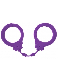 Фиолетовые силиконовые поножи Limitation - Lola Games - купить с доставкой в Новороссийске