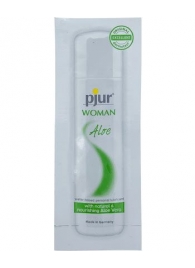 Лубрикант на водной основе pjur WOMAN Aloe - 2 мл. - Pjur - купить с доставкой в Новороссийске