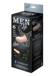 Пустотелый фаллопротез MEN STYLE - 17,5 см. - LOVETOY (А-Полимер) - купить с доставкой в Новороссийске