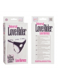 Трусы для страпона с универсальным креплением Universal Love Rider Luxe Harness - California Exotic Novelties - купить с доставкой в Новороссийске