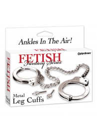Металлические наручники Metal Leg Cuffs - Pipedream - купить с доставкой в Новороссийске