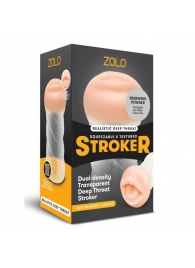 Мастурбатор-ротик ZOLO DEEP THROAT - Zolo - в Новороссийске купить с доставкой