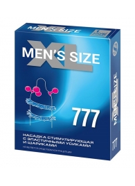 Стимулирующая насадка на пенис MEN SIZE 777 - Sitabella - в Новороссийске купить с доставкой