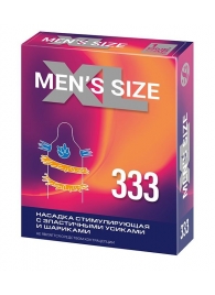 Стимулирующая насадка на пенис MEN SIZE 333 - Sitabella - в Новороссийске купить с доставкой