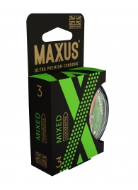 Презервативы в пластиковом кейсе MAXUS AIR Mixed - 3 шт. - Maxus - купить с доставкой в Новороссийске
