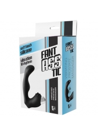 Черный вибромассажер простаты FantASStic Vibrating Prostate Massager - 11,3 см. - Dream Toys - в Новороссийске купить с доставкой