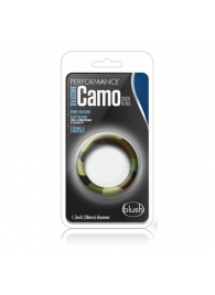 Эрекционное кольцо камуфляжной расцветки Silicone Camo Cock Ring - Blush Novelties - в Новороссийске купить с доставкой
