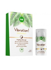 Возбуждающий гель с ароматом кокоса Vibration Coconut - 15 мл. - INTT - купить с доставкой в Новороссийске