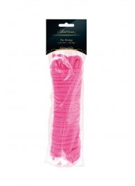 Розовая веревка для связывания Sweet Caress Rope - 10 метров - Sweet Caress - купить с доставкой в Новороссийске