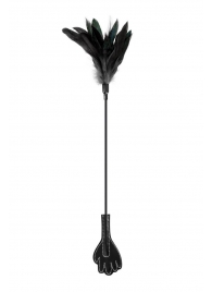 Двусторонний стек-щекоталка Sweet Caress Feather Whip - 58 см. - Sweet Caress - купить с доставкой в Новороссийске