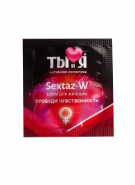 Возбуждающий крем для женщин Sextaz-W в одноразовой упаковке - 1,5 гр. - Биоритм - купить с доставкой в Новороссийске