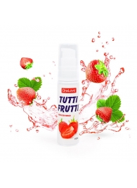 Гель-смазка Tutti-frutti с земляничным вкусом - 30 гр. - Биоритм - купить с доставкой в Новороссийске