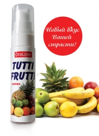 Гель-смазка Tutti-frutti со вкусом тропических фруктов - 30 гр. - Биоритм - купить с доставкой в Новороссийске