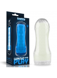 Светящийся в темноте мастурбатор Lumino Play Masturbator Ribbed - Lovetoy - в Новороссийске купить с доставкой