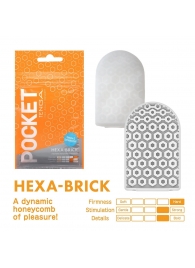 Карманный мастурбатор HEXA-BRICK - Tenga - в Новороссийске купить с доставкой