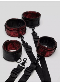 Изысканный набор фиксаций на кровати Reversible Under Mattress Restraint Set - Fifty Shades of Grey - купить с доставкой в Новороссийске
