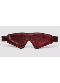Двусторонняя красно-черная маска на глаза Reversible Faux Leather Blindfold - Fifty Shades of Grey - купить с доставкой в Новороссийске