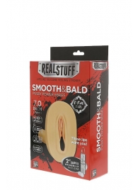 Мастурбатор-вагина с вибрацией и выносным пультом управления REALSTUFF SMOOTH   BALD - Dream Toys - в Новороссийске купить с доставкой