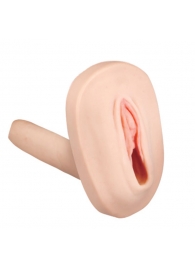 Мастурбатор-вагина с вибрацией и выносным пультом управления REALSTUFF SMOOTH   BALD - Dream Toys - в Новороссийске купить с доставкой