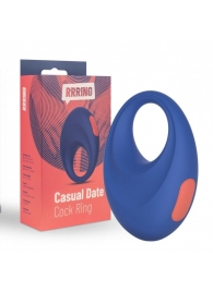 Синее эрекционное кольцо RRRING Casual Date Cock Ring - FeelzToys - в Новороссийске купить с доставкой