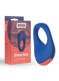 Синее эрекционное кольцо RRRING Dinner Date Cock Ring - FeelzToys - в Новороссийске купить с доставкой