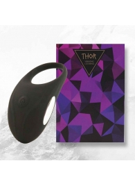 Черное эрекционное виброкольцо Thor Cockring - FeelzToys - в Новороссийске купить с доставкой