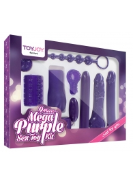 Эротический набор Toy Joy Mega Purple - Toy Joy - купить с доставкой в Новороссийске