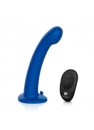 Синяя насадка Remote Control P-Spot G-Spot с черными трусиками - 20 см. - Pegasus - купить с доставкой в Новороссийске