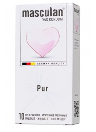 Супертонкие презервативы Masculan Pur - 10 шт. - Masculan - купить с доставкой в Новороссийске