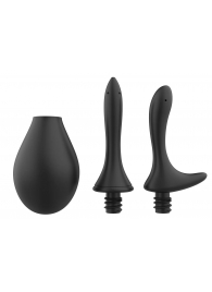 Черный анальный душ Nexus Anal Douche Set с 2 сменными насадками - Nexus Range - купить с доставкой в Новороссийске