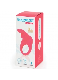 Розовое эрекционное виброкольцо Happy Rabbit Rechargeable Rabbit Cock Ring - Happy Rabbit - в Новороссийске купить с доставкой