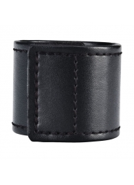 Хомут-утяжка для мошонки из искусственной кожи на липучке VELCRO BALL STRETCHER- 4 см. - BlueLine - в Новороссийске купить с доставкой