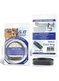 Кольцо на пенис из искусственной кожи на липучке VELCRO COCK RING - 5 см. - BlueLine - в Новороссийске купить с доставкой