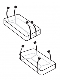 Фиксаторы для кровати WRAPAROUND MATTRESS RESTRAIN - Pipedream - купить с доставкой в Новороссийске